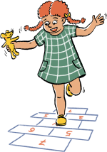 Starting-Reception-playing-hopscotch